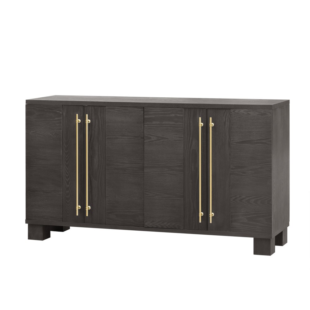 Sideboard Buffet Cabinet with Storage, Wood Sideboard with Adjustable