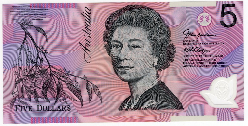 AUSTRALIA P-57b 5 Dollars 2003 UNC POLYMER