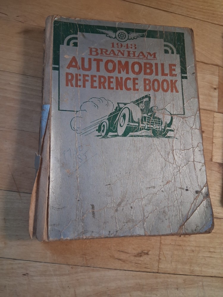 1943,49,53 Branham Automobile Reference Book