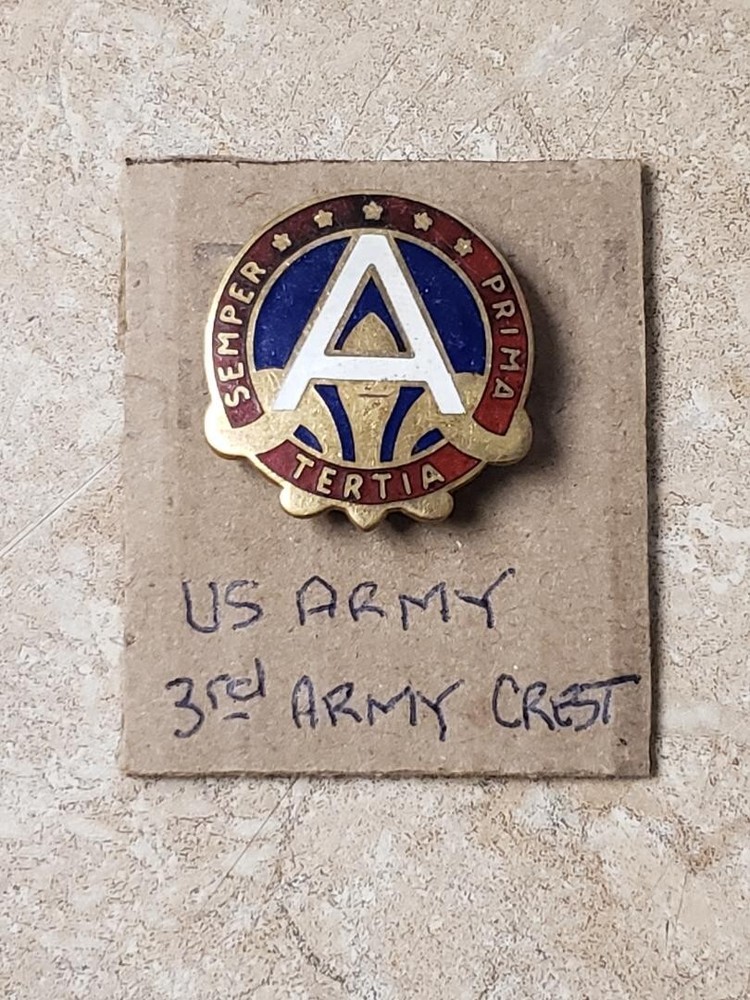 US 3rd Army Unit Semper Prima Tertia DUI Crest