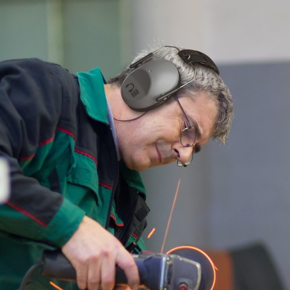 Trusted 34 dB Hearing Protection Earmuffs - Lightweight, Compact & Versatile Use