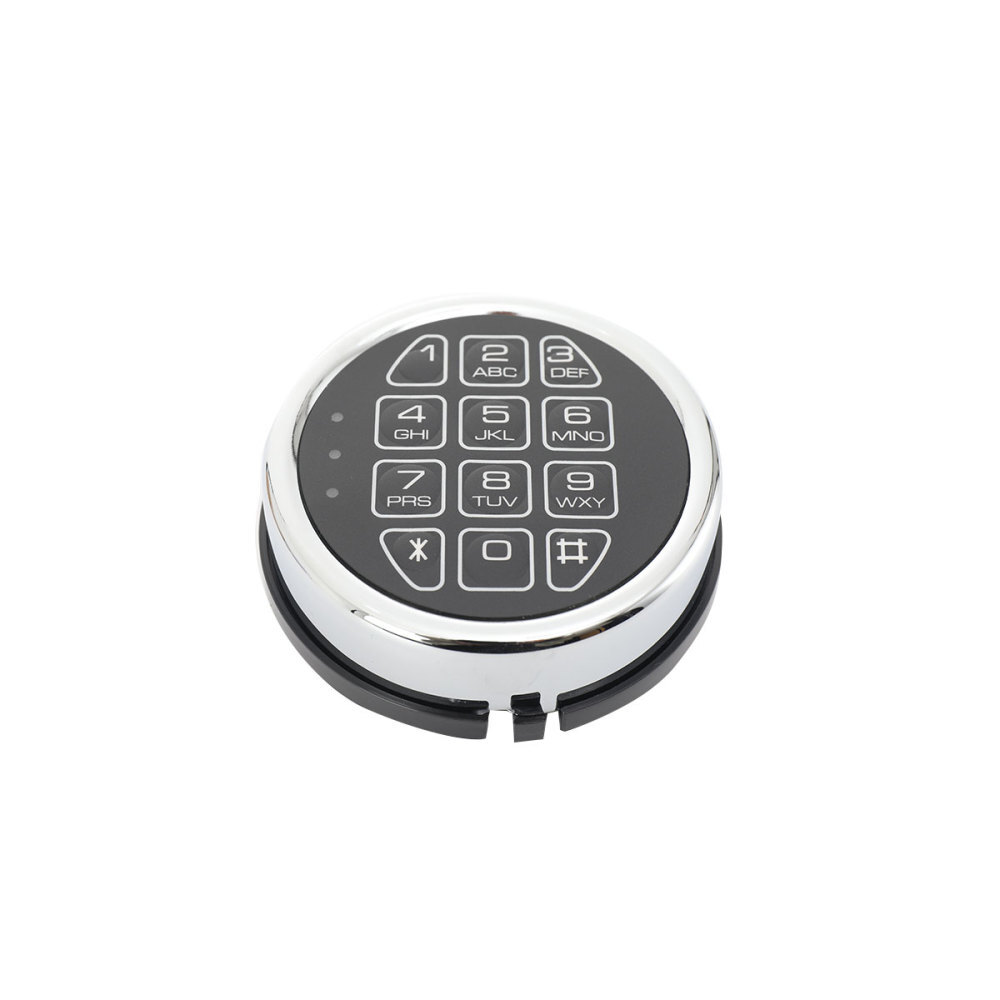 Electronic Safe Lock Replacement Solenoid Chrome Keypad For Safe Box Gun Safe