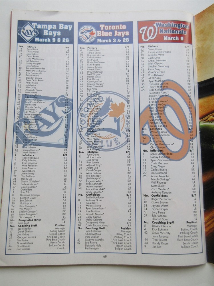 2013 Philadelphia Phillies Spring Training Program Clearwater Florida Utley Lee
