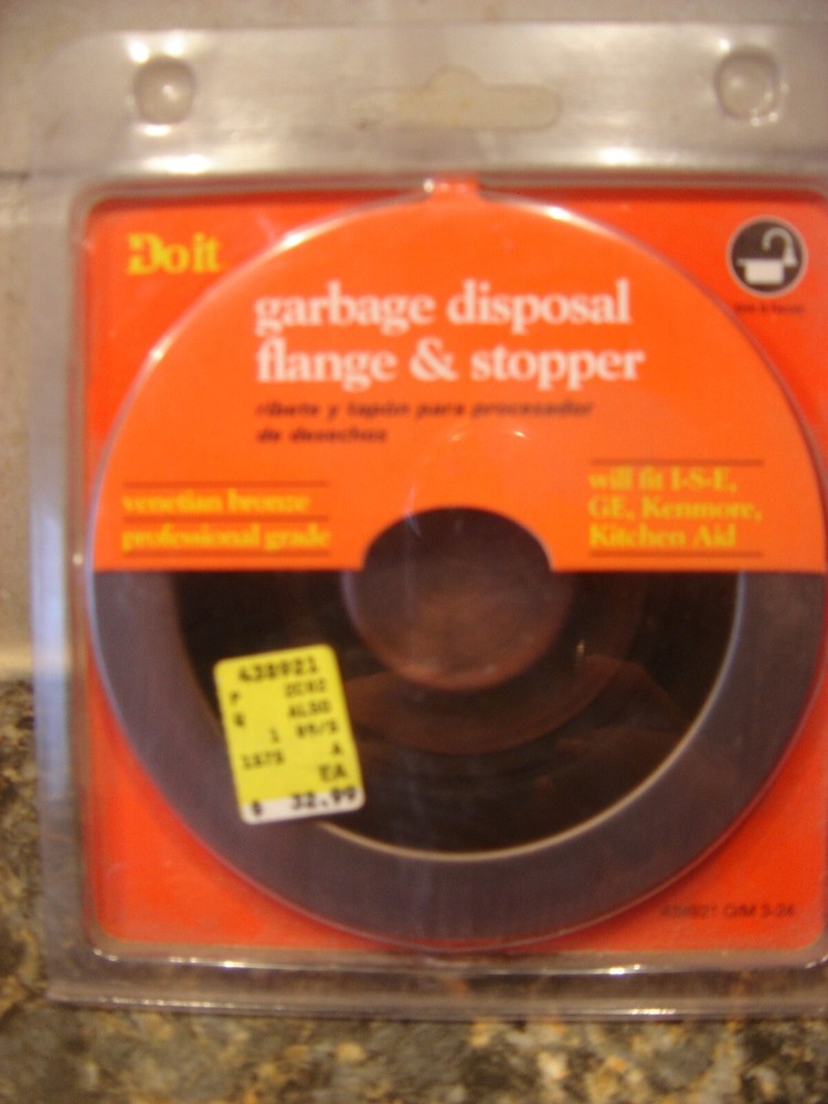 GARBAGE DISPOSAL FLANGE VENETIAN BRONZE