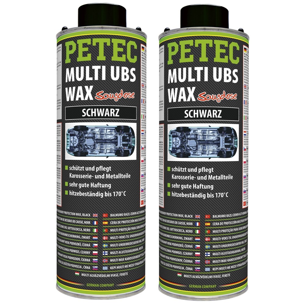 Petec 2x Multi UBS Wax Black 1L