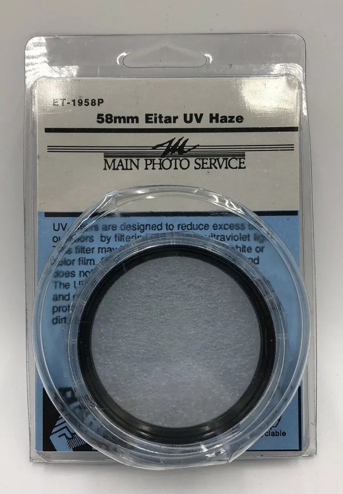 55mm Eitar UV Haze Filter~ Main Photo Service