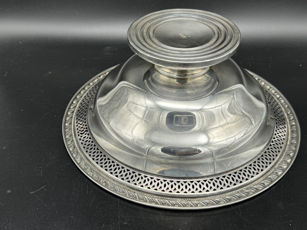 Vintage Sterling Silver Weighted Candy Dish Bowl, 8 1/4"