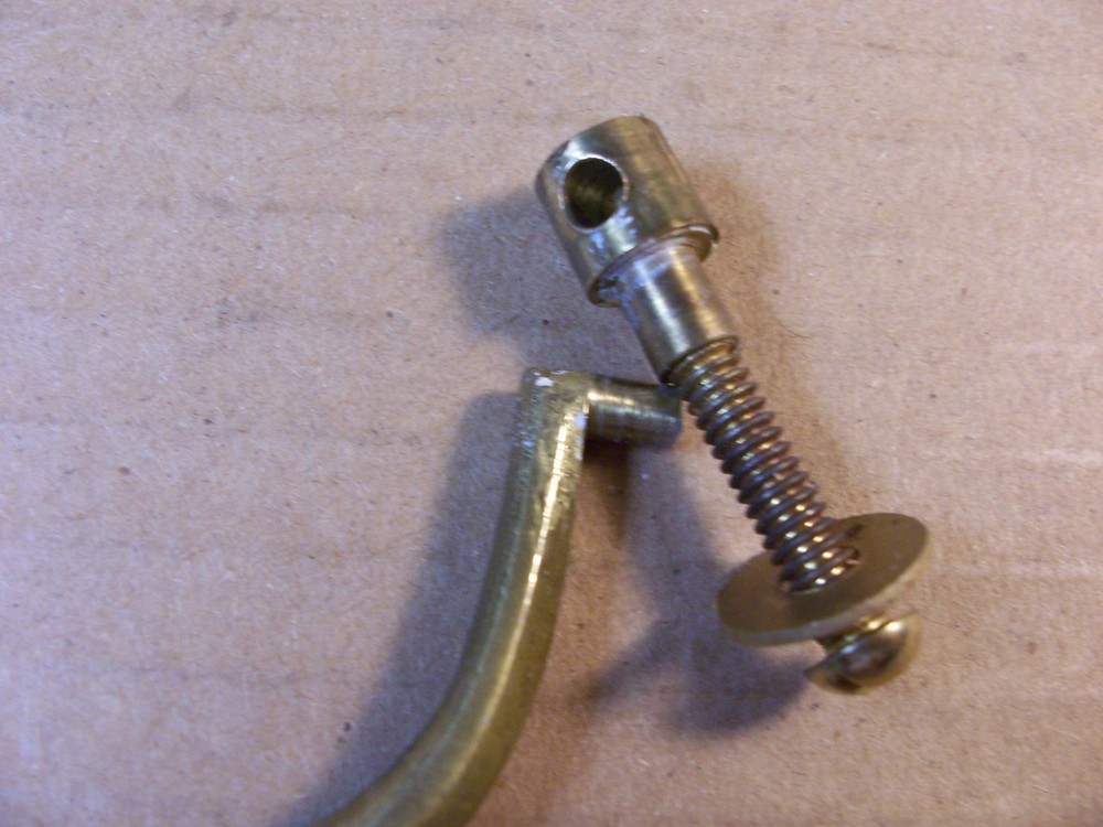 VINTAGE SOLID BRASS DRAWER PULL / HANDLE