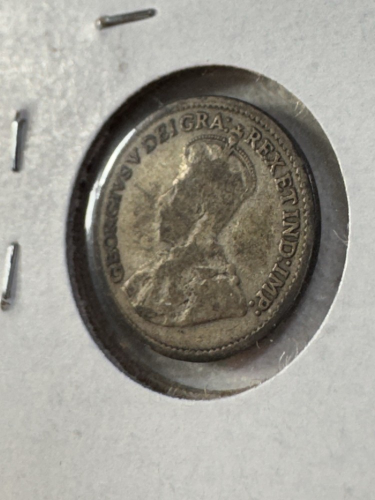 1920 Canada 5 Cents Silver Coin