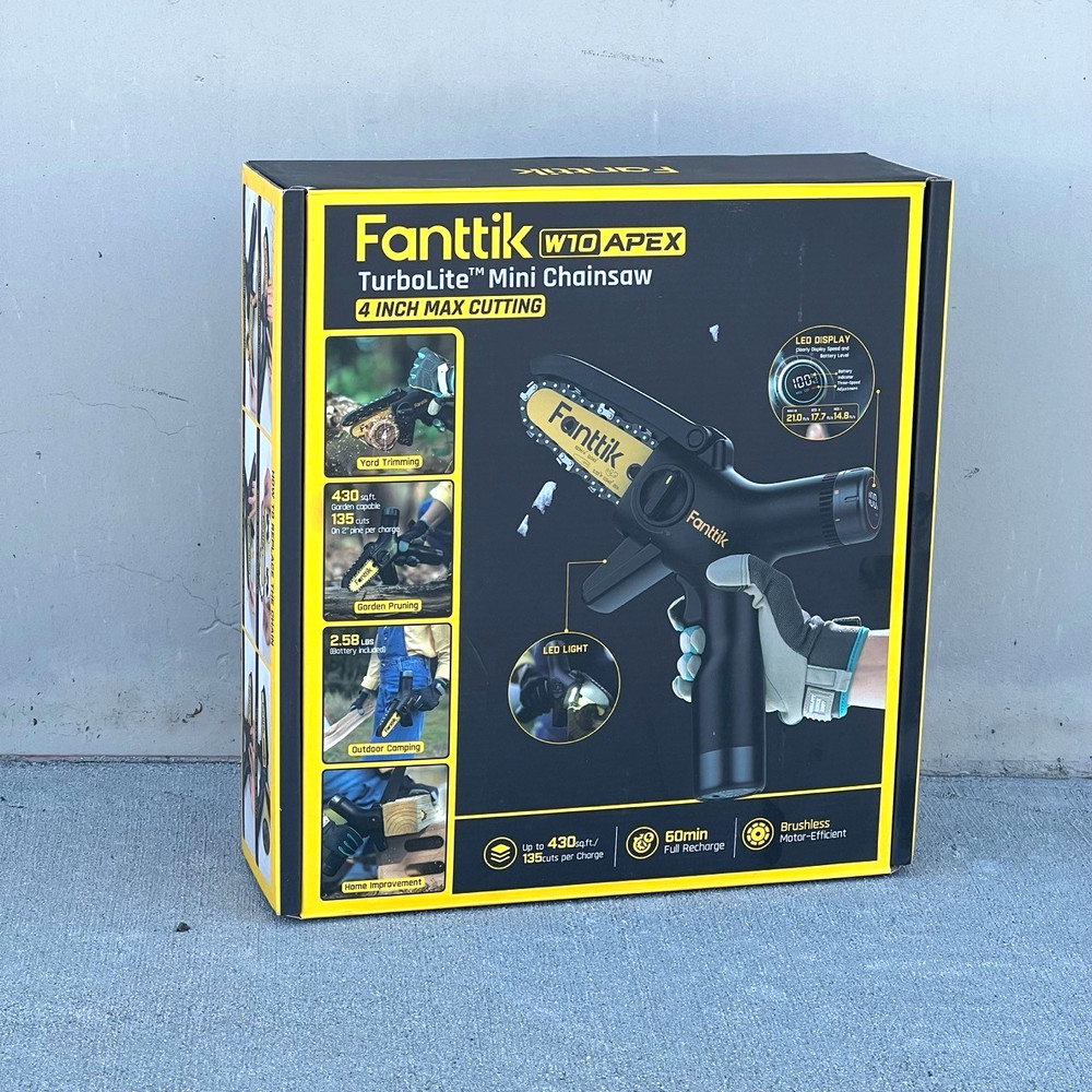 Fanttik W10 APEX Mini Chainsaw  LED Display