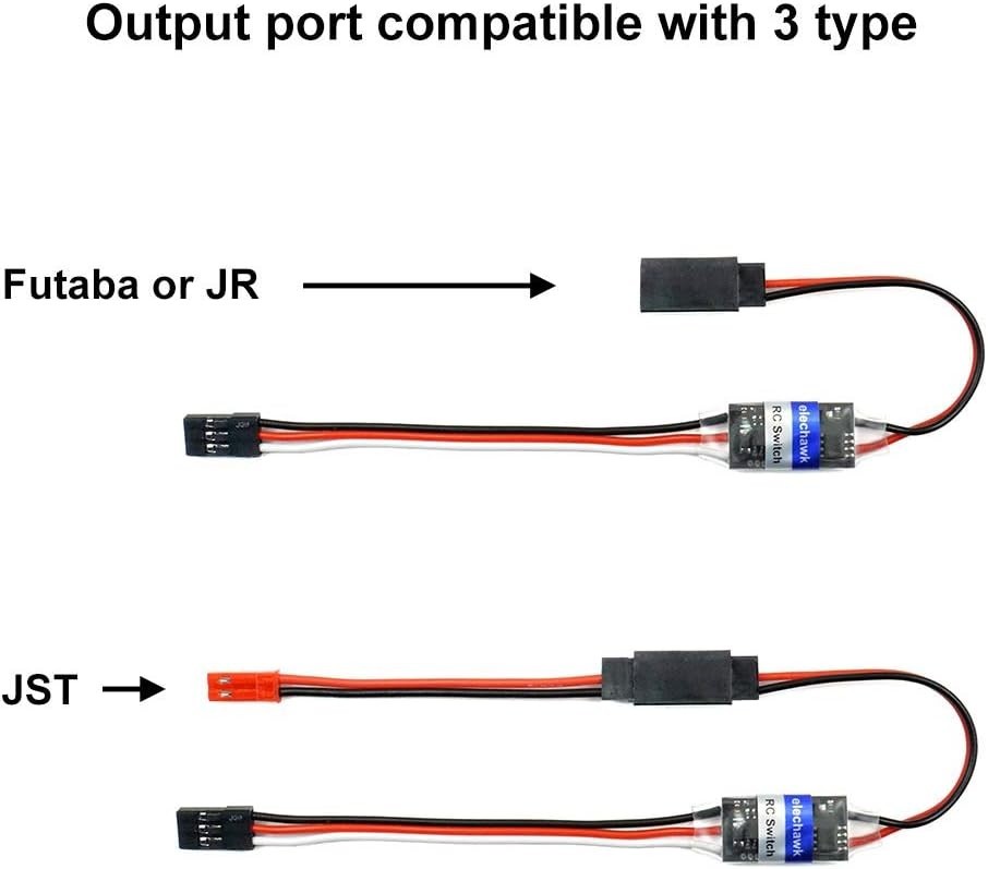 Lightweight RC Remote Controlled AUX Switch 4A - Easy Installation for Hobbyists