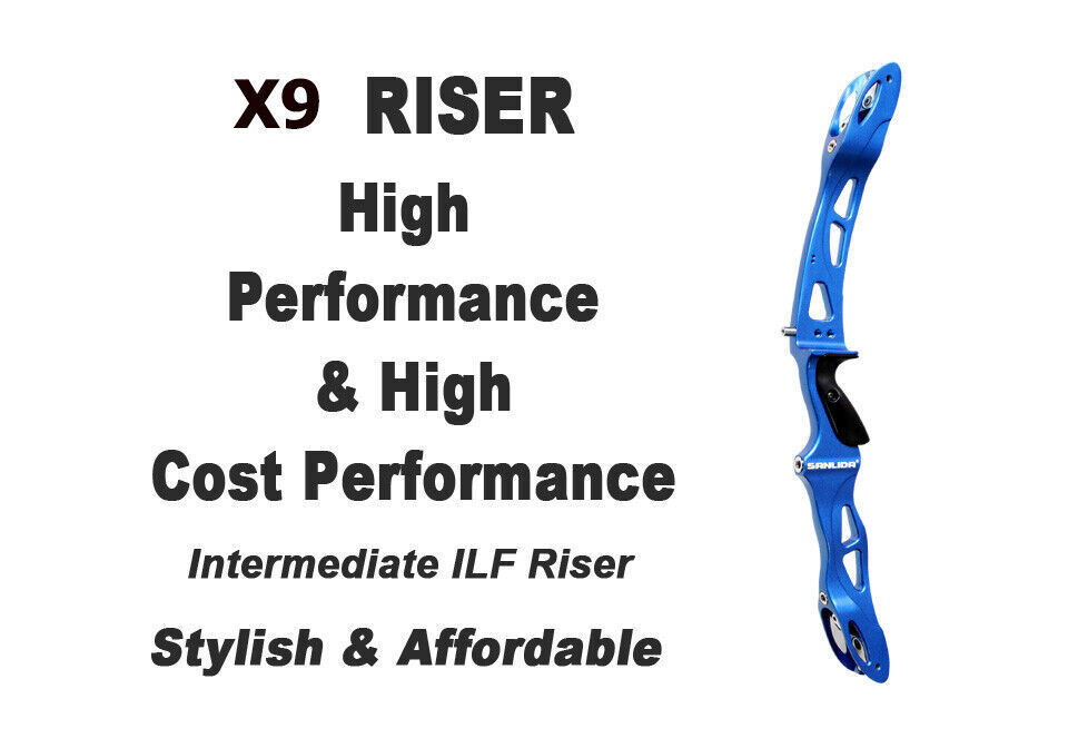 X9 25''Intermediate Recurve Bow Riser ILF Riser Target Bow Riser Shooting Hunt
