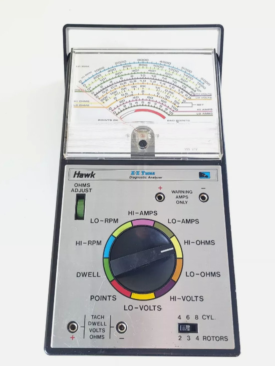 Hawk EZ Engine Tune Up & Diagnostic 4/6/8 Cyl, 10 Functions, Performs 25 Tests