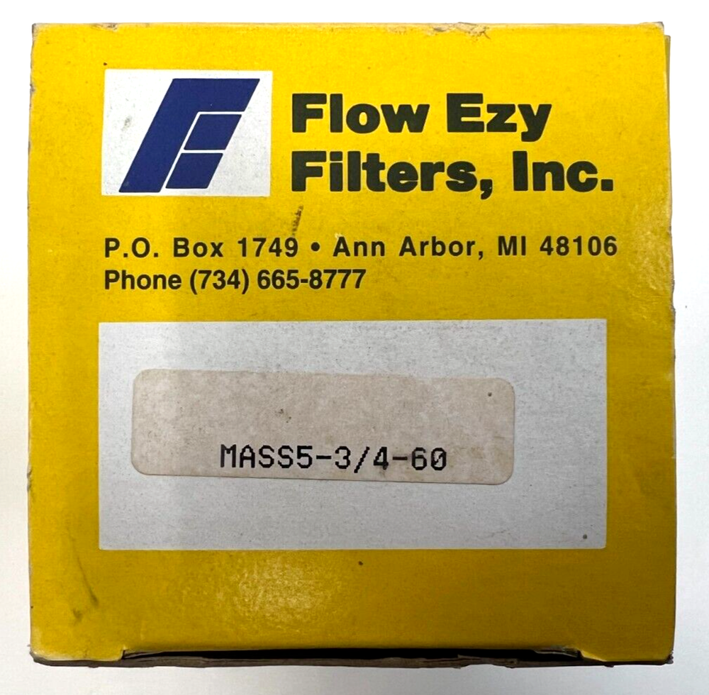 FLOW EZY FILTERS MASS5-3/4-60 SUCTION FILTER