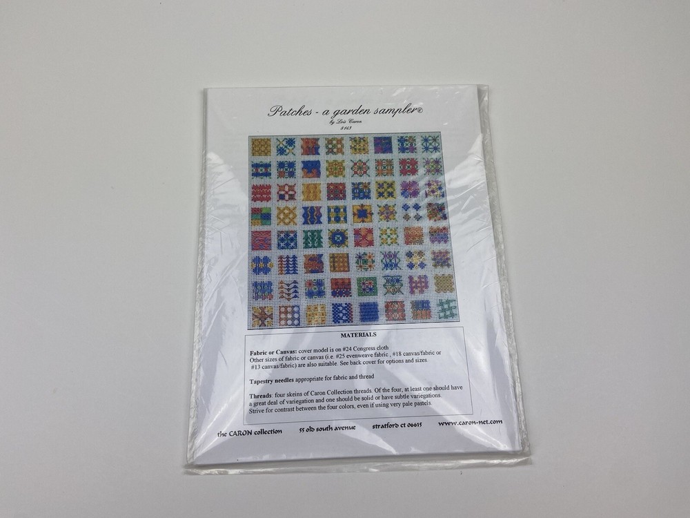 The Caron Collection Patches A Garden Sampler Needlepoint Pattern