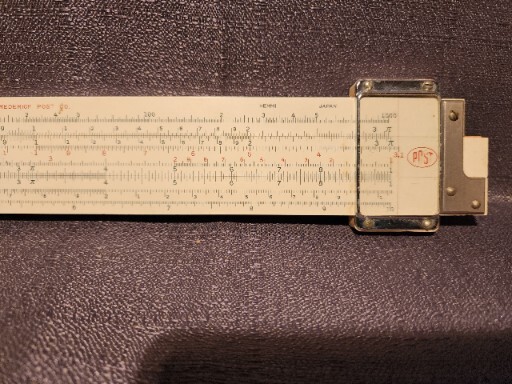 Vintage Post Slide Ruler