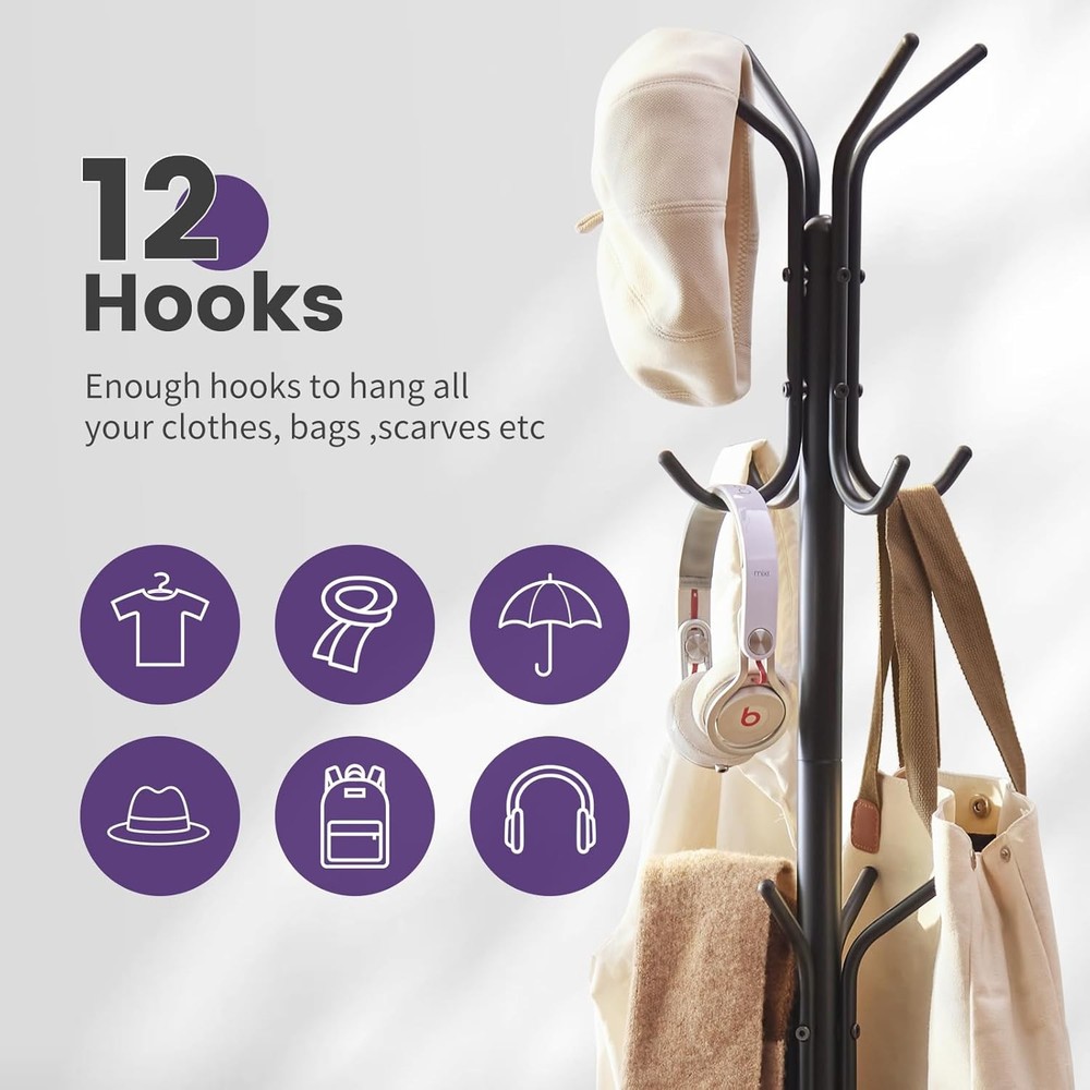 2 Tier Adjustable Metal Shoe Shelf Black