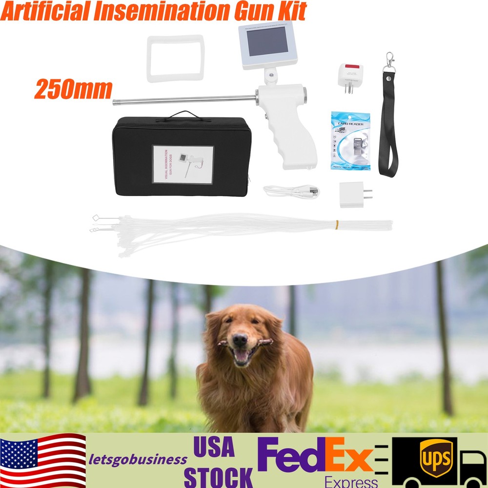Visual Artificial Insemination AI Gun Breeding Device Dog Endoscope Breeding Kit