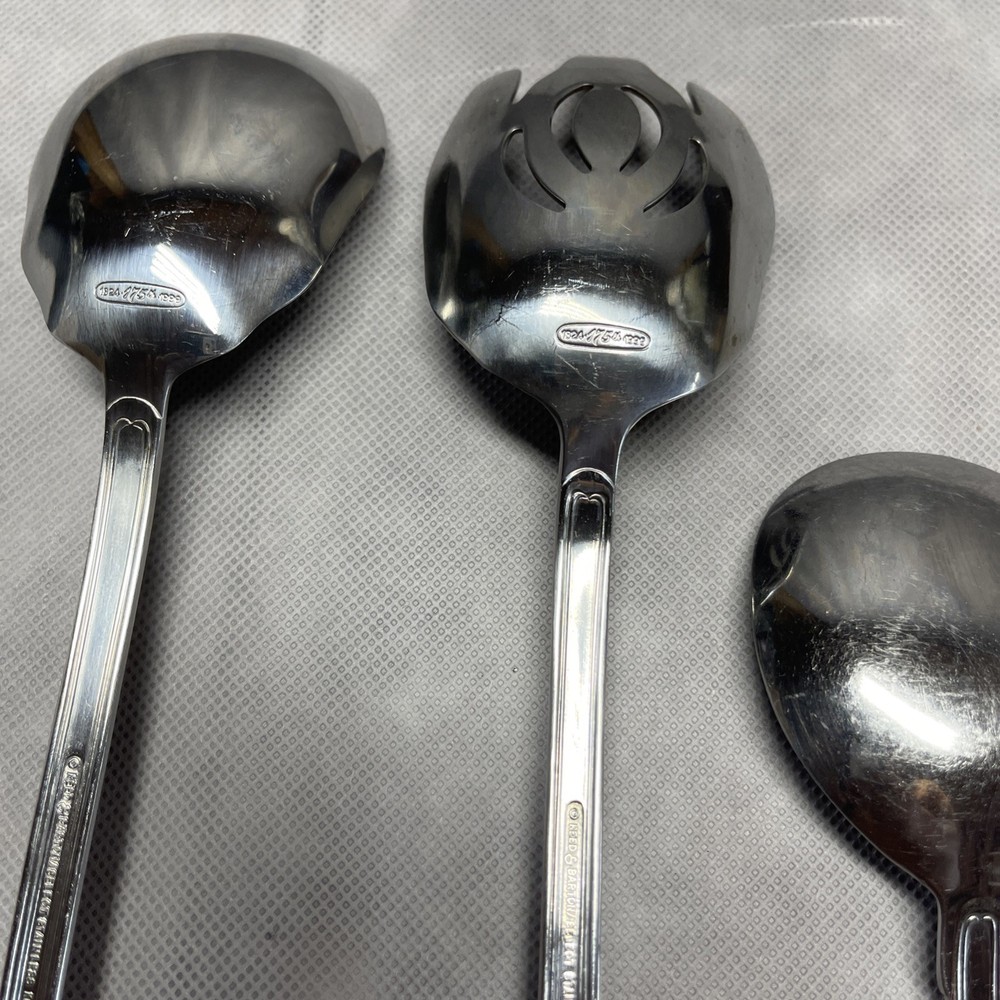 Reed & Barton KINGS 5 Pc 1824-1999 175th Select Stainless Serving Flatware Set