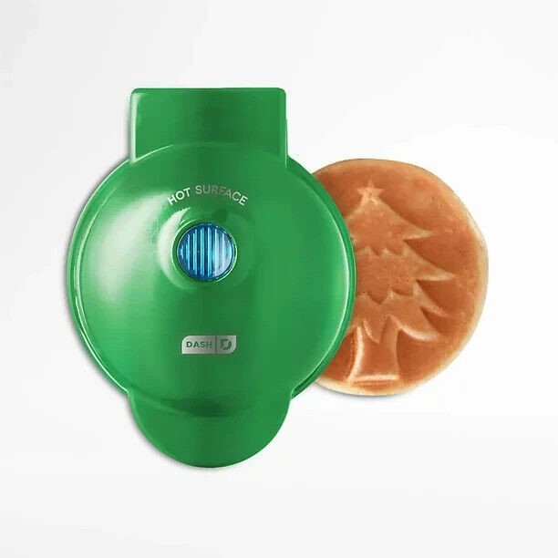 Dash Christmas Tree Mini Waffle Maker Xmas Holiday