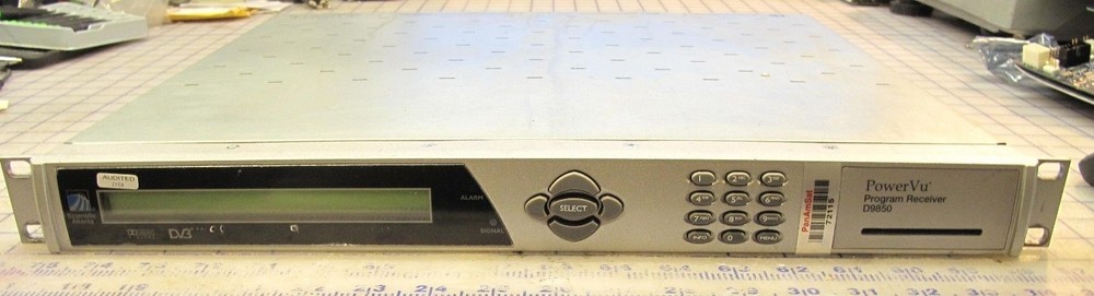 PowerVu SCIENTIFIC ATLANTA D9828 MULTI DECRYPTION Receiver CLC:UUU