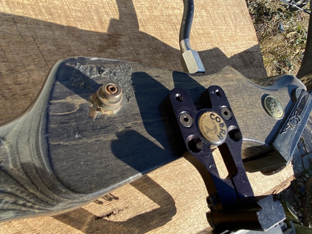 Bear Alaskan Compound Bow Heavy Draw Weight Beautiful Laminated Riser