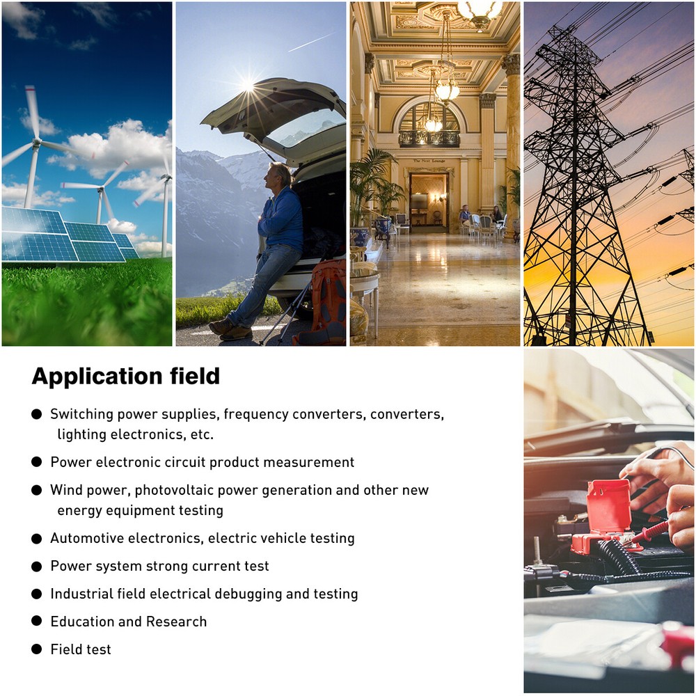 2CH Handheld Oscilloscope Multimeter For Automobile Maintenance Power Detection