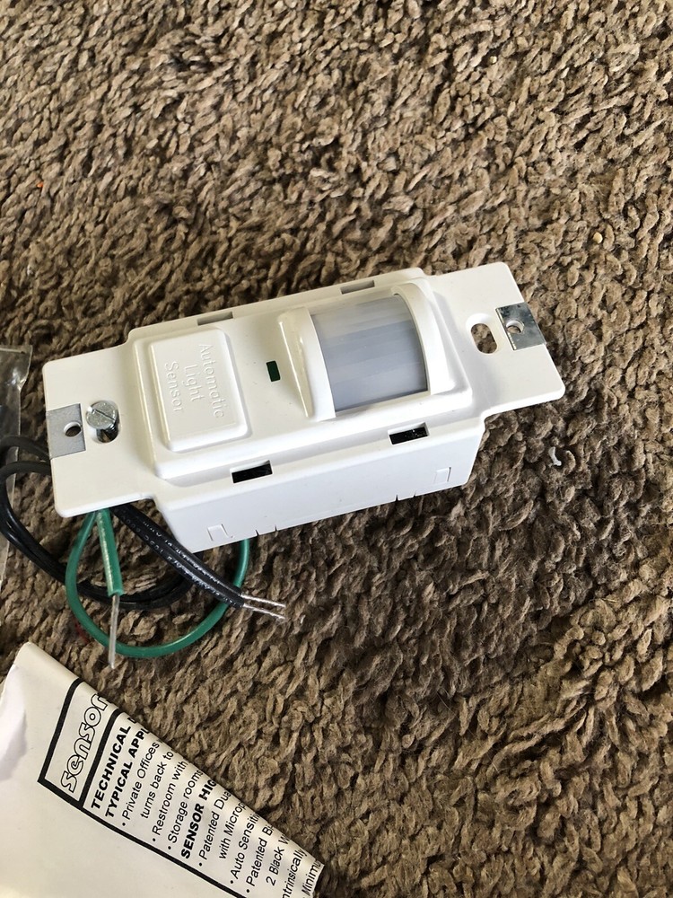 SENSOR SWITCH WSD-PDT-VN-W OCCUPANCY SENSOR PASSIVE DUAL TECHNOLOGY 120, WHITE