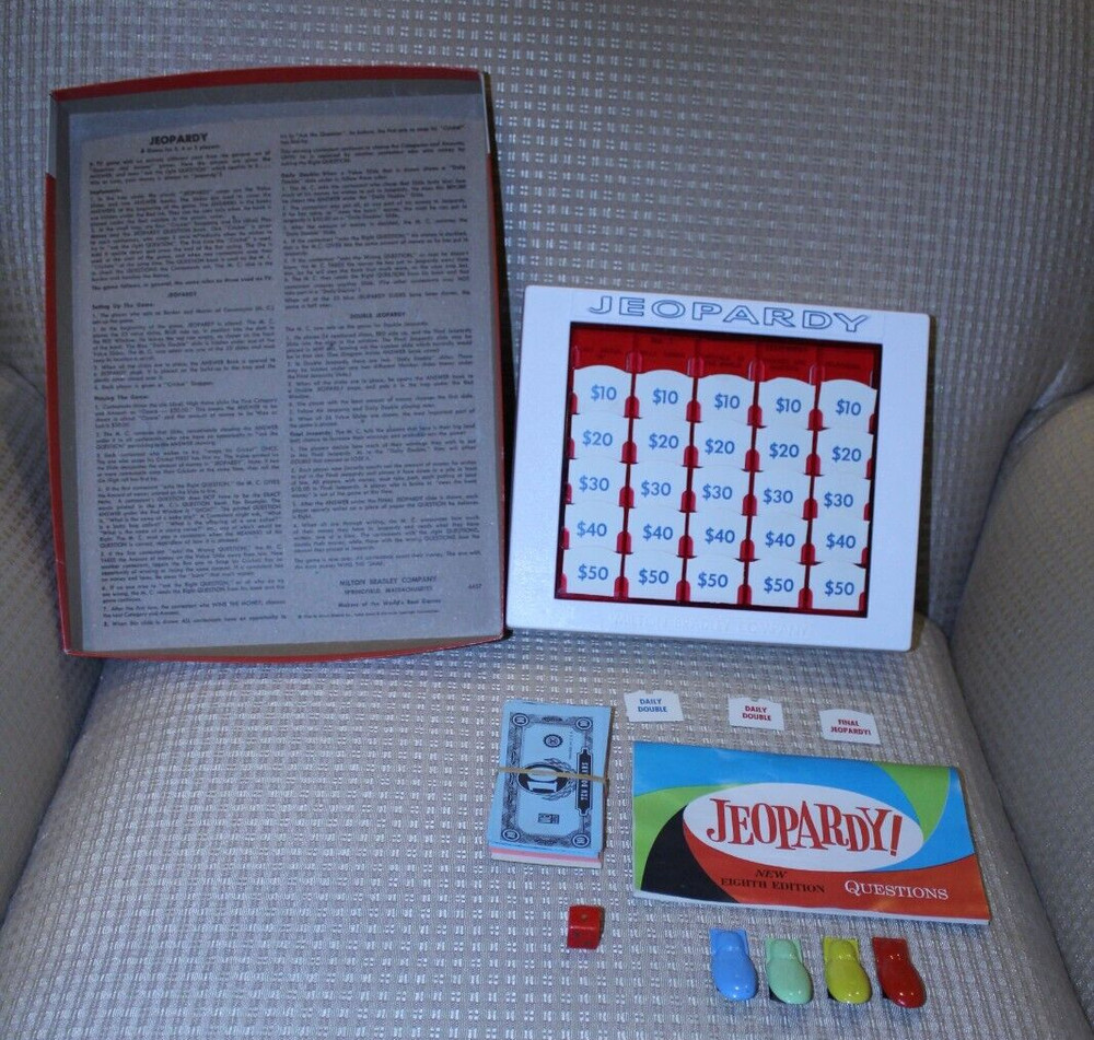 Jeopardy Eighth Edition (1964) Complete - Excellent Condition