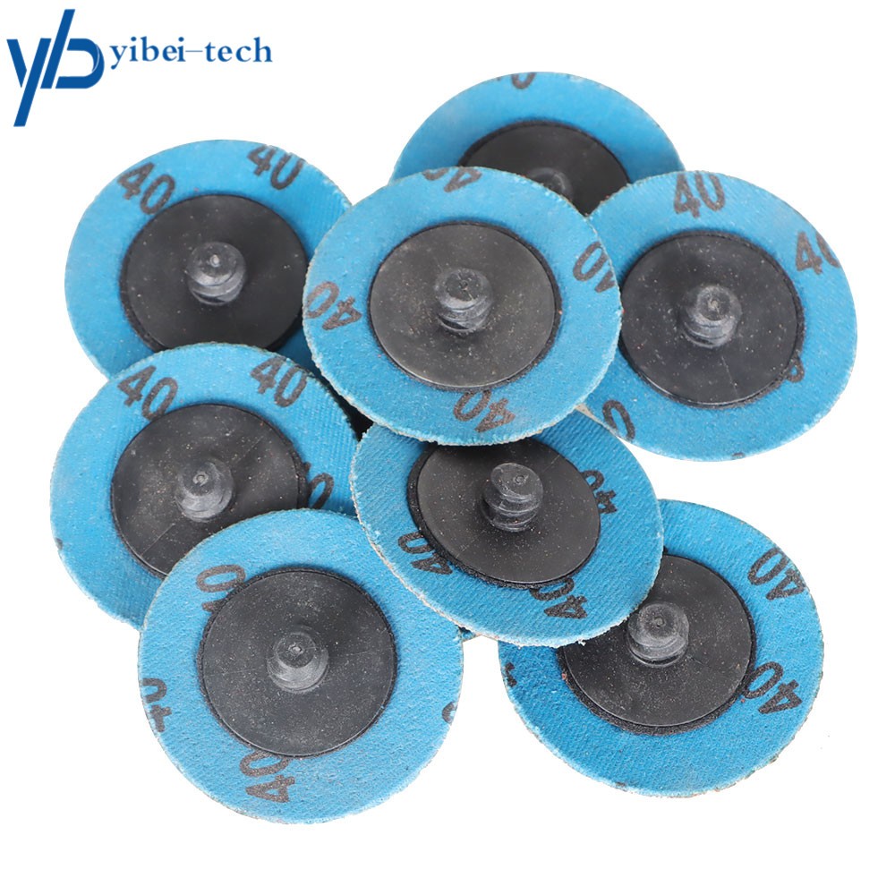 71× 2" Roll Lock Sanding Discs Set W/ 1/4 Holder Die Grinder Quick Change Disc