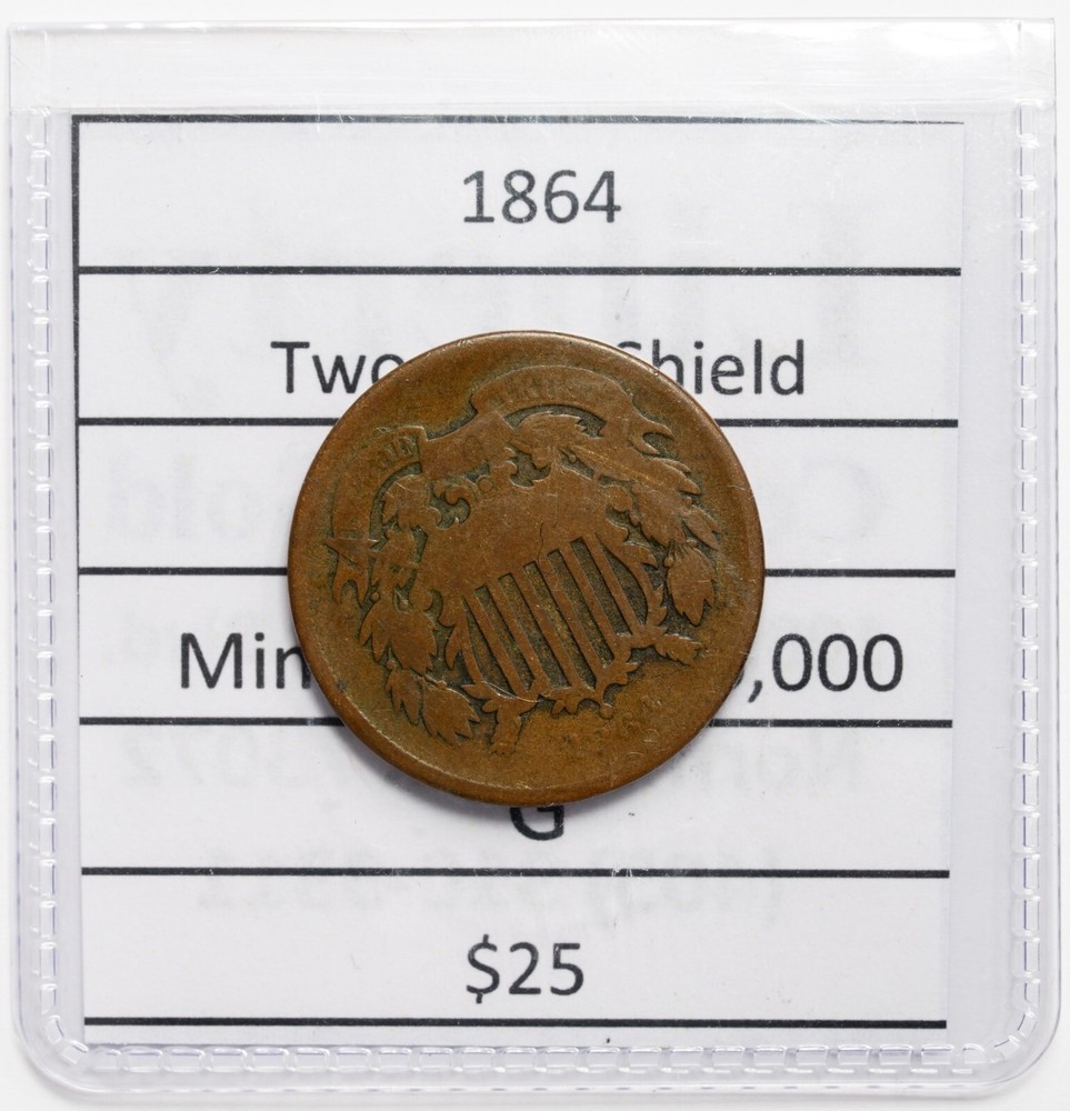1864 Two Cent Piece