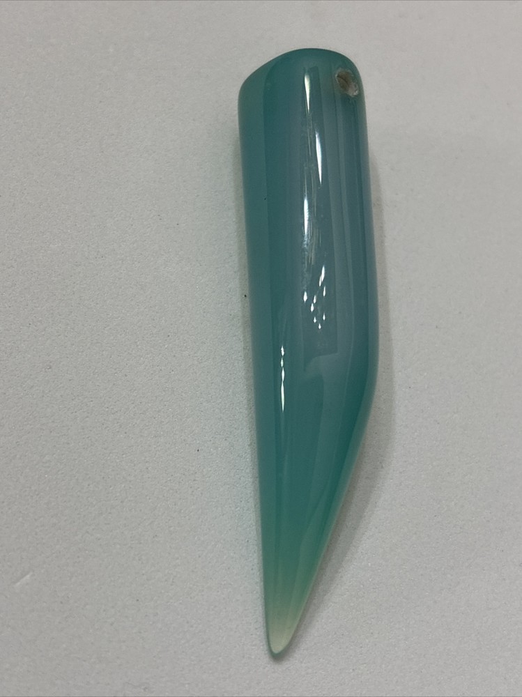 China Agate Stone Fang Pendant Used
