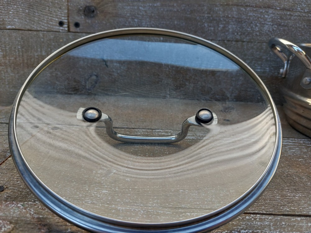TIERED STAINLESS STEEL STEAMER/STRAINER INSERT WITH LID