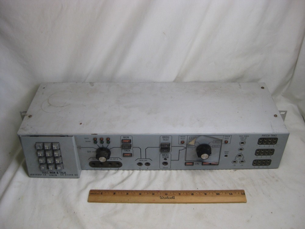 TEST MON TALK electronic ? keypad telephone phone patch bridge connection box