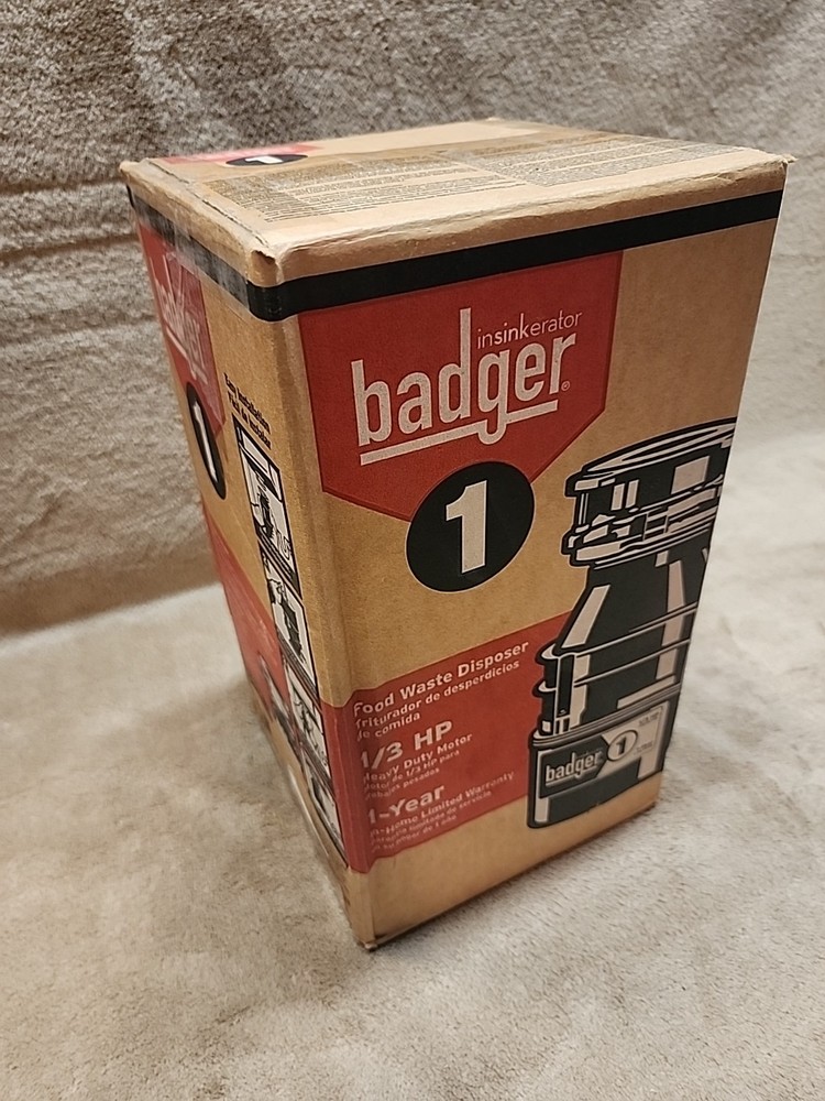 InSinkErator Badger 1: 1/3 HP Garbage Disposal