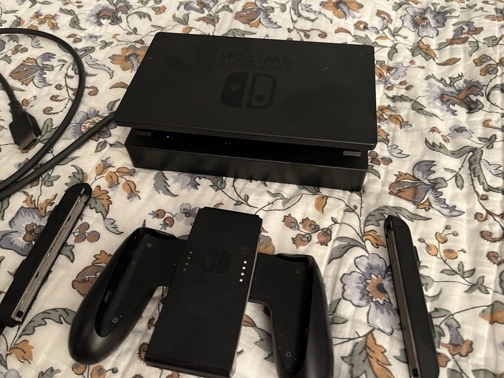 Nintendo Switch Dock, Controller Grip, Joy-Con Straps & HDMI Cable Bundle