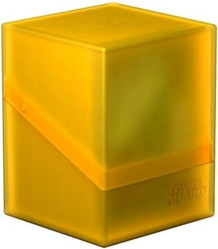 Ultimate Guard UGD010690 Boulder Deck Case 100+ Standard Size Box, Amber
