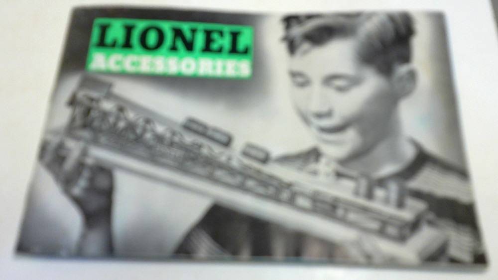 ORIGINAL 1954 LIONEL 20 PAGE ACCESSORY CATALOG