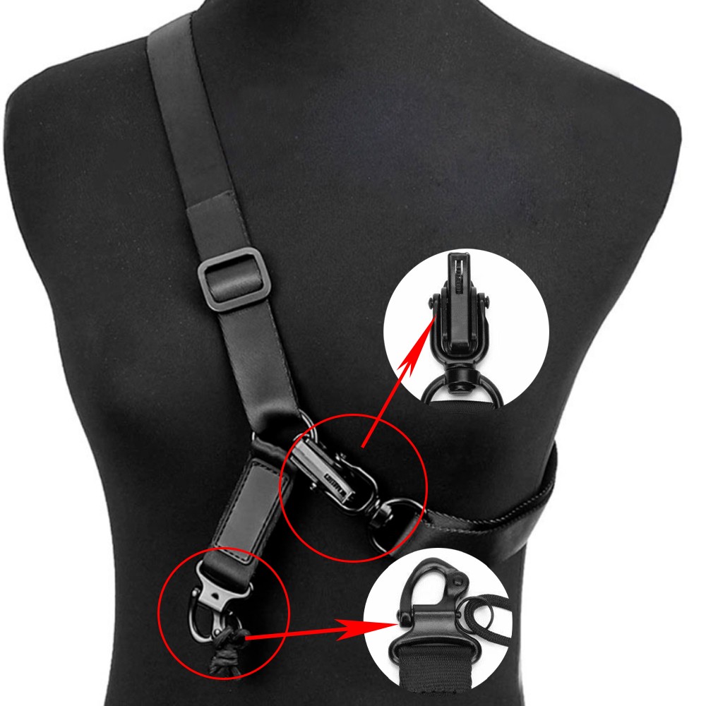 MS2 Tactical Khaki 2 Points Multi-Mission Rifle Sling Gun Strap System Mount Set