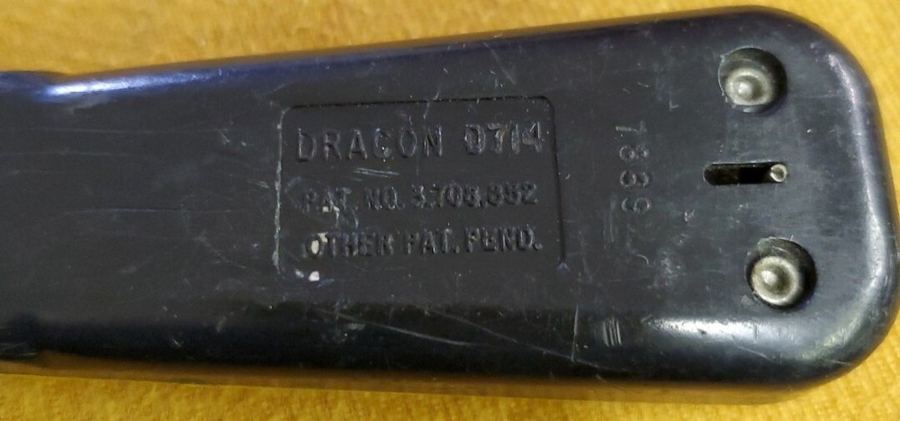 Harris-Dracon D714 Punch down Impact Tool Spring Loaded Reversible Blade