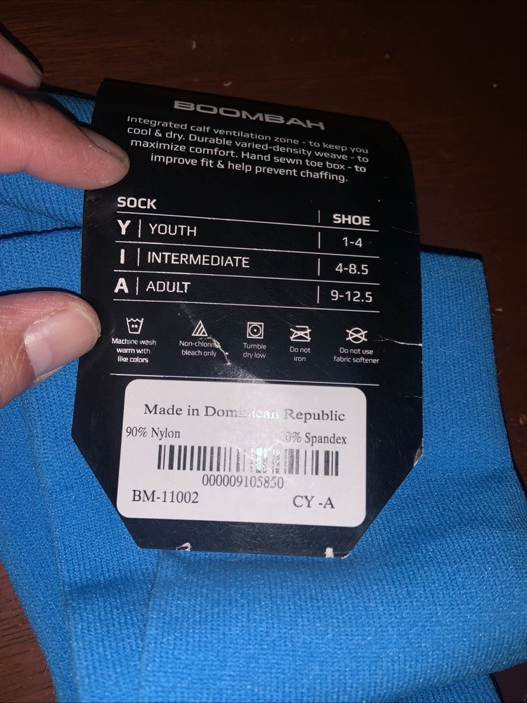 Boombah Ventilated Team Socks Blue