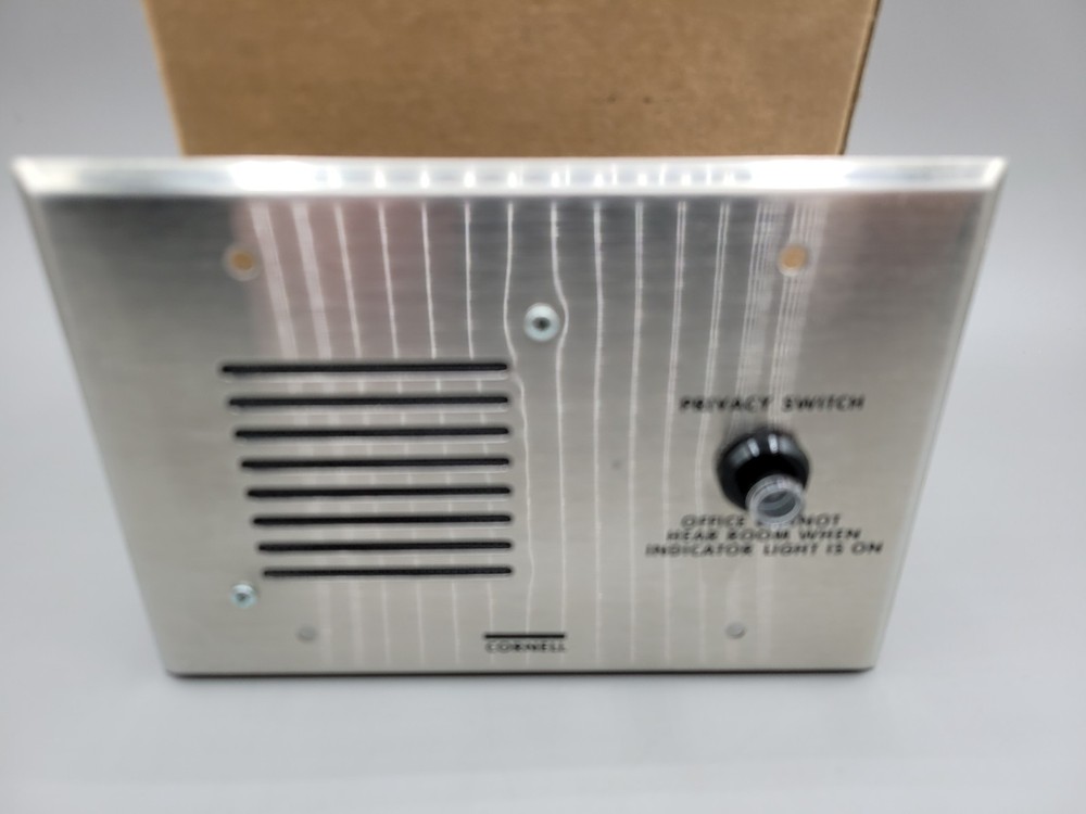 (2) Pack Cornell 7310-A Intercom Privacy Call In Station Wall Switch Stainless