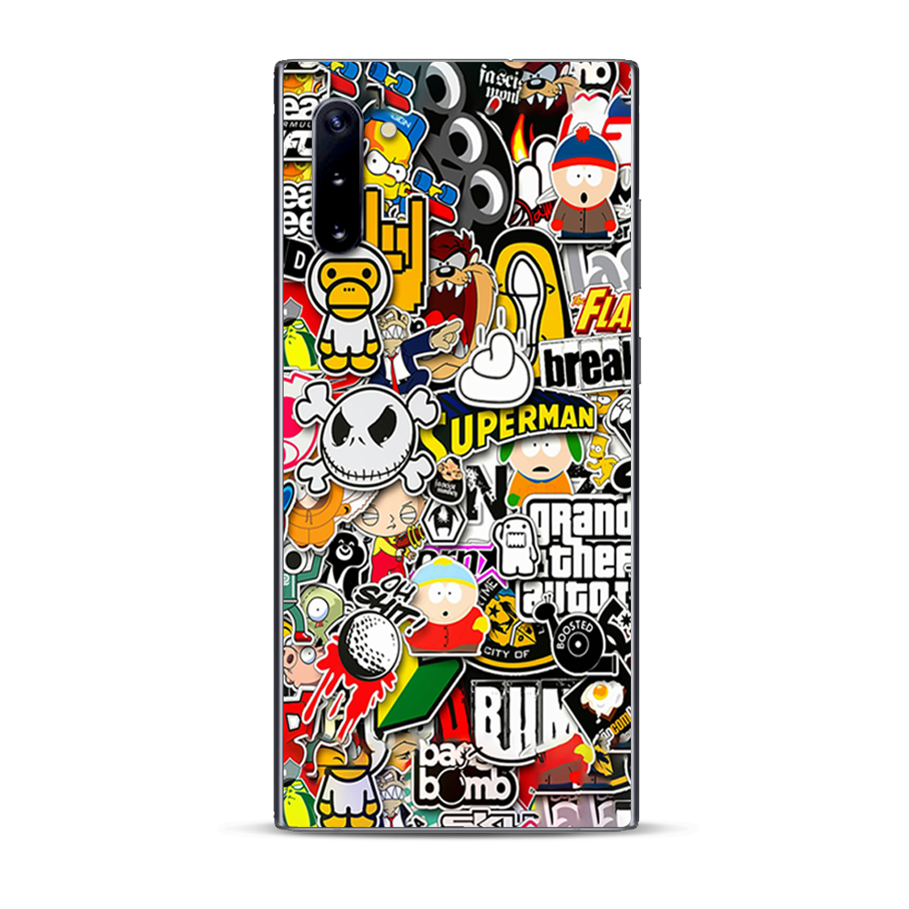 Skins Decal Wrap for Samsung Galaxy Note 10 -Sticker Slap