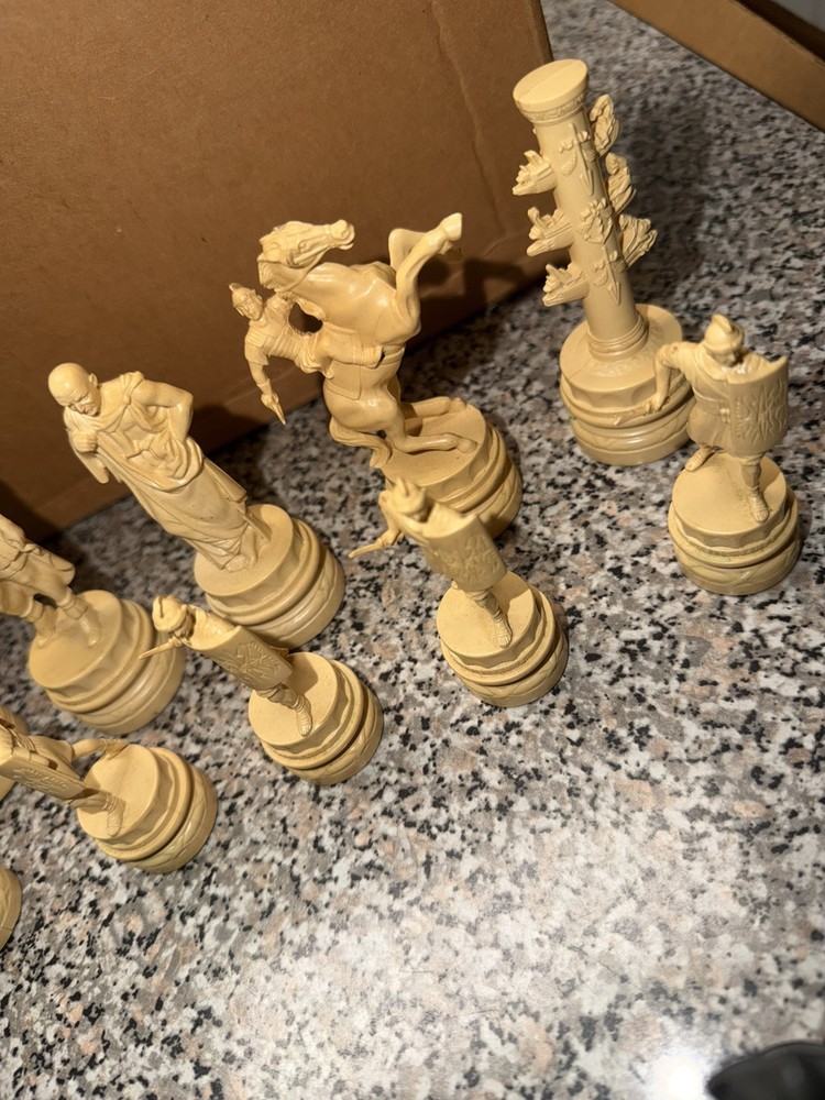 Ancient Rome Chess Set Classic Games 1963 Vintage