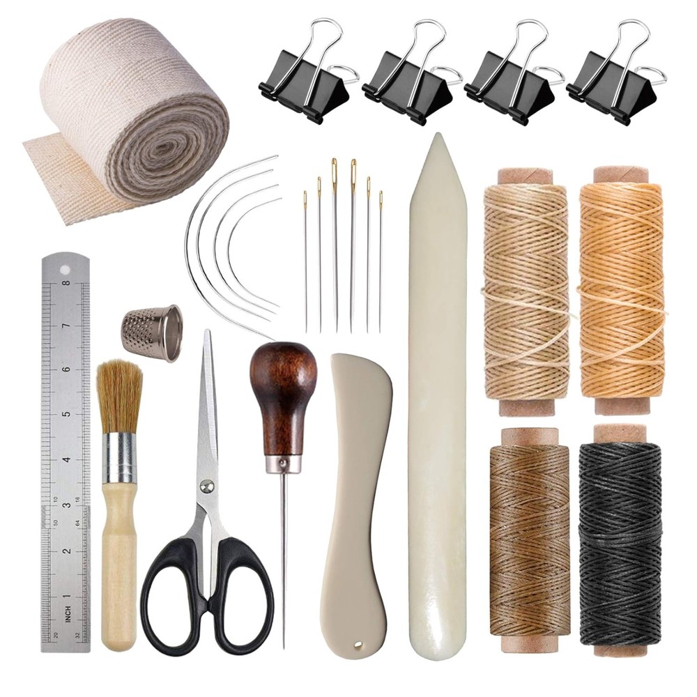 Complete Bookbinding Tools Set with Genuine Bone Folders - For Beginners & Pros