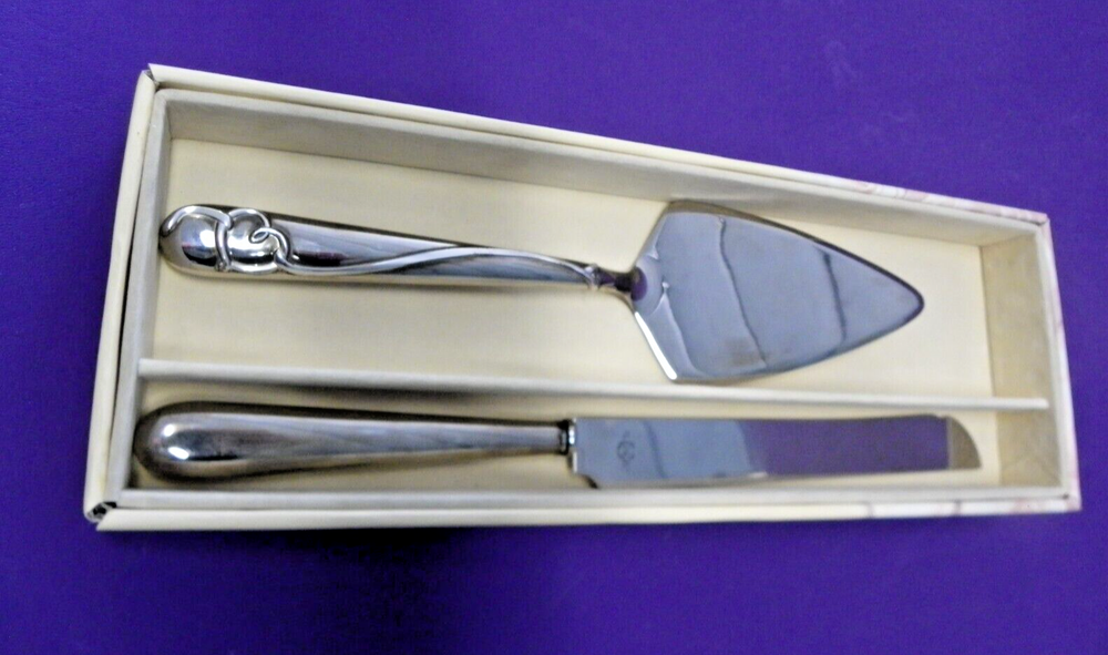 Lenox Forevermore Two-Piece Dessert Cake Serving Set w/Original Box