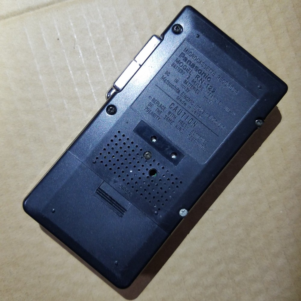 Panasonic RN-122 Microcassette VAS Voice Activated Recorder As Untested READ!