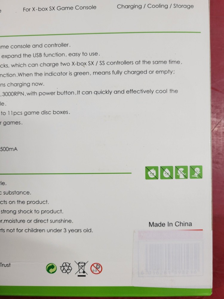 KJH Vertical Cooling and Multi Function Charging Stand for Xbox Sx/ss New