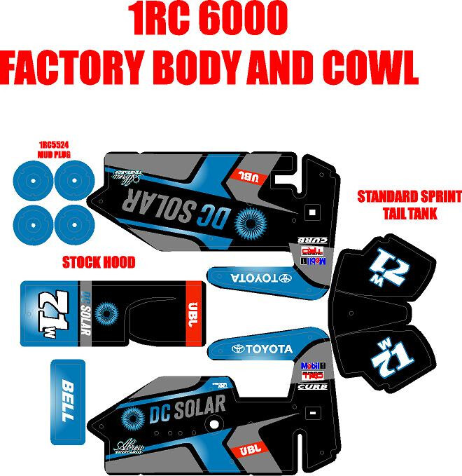 1RC MIDGET WRAP CHRISTOPHER BELL CHILI BOWL WINNER 2017  THEME