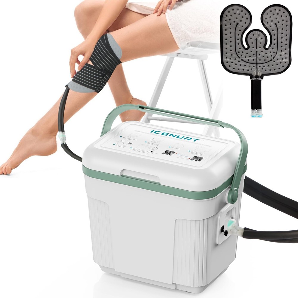 Cold Therapy Machine with Programmable Timer, Ice Machine for Knee After Surg...